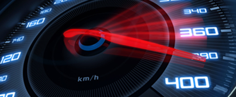 Photo of a speedometer showing acceleration as a metaphor for how Equispheres powder will impact automotive additive manufacturing.